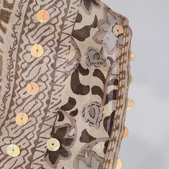 Vintage Joseph Ribkoff sheer shirt jacket large - Picture 3 of 9